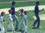 Photo of team giving High 5