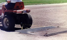 Tractor preparing field